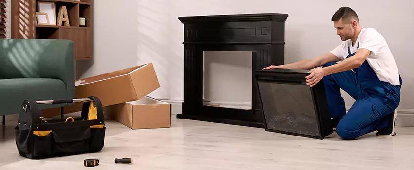 Old Rusted Metal Fireplace Repair And Replacement in High Point, NC